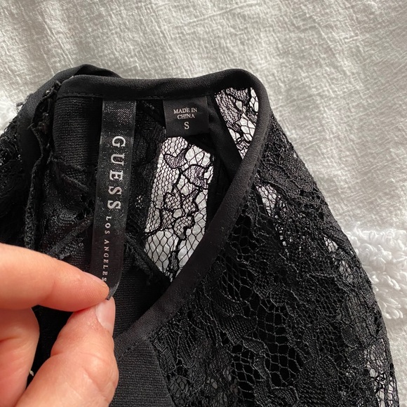 Guess black peplum top - Picture 7 of 9